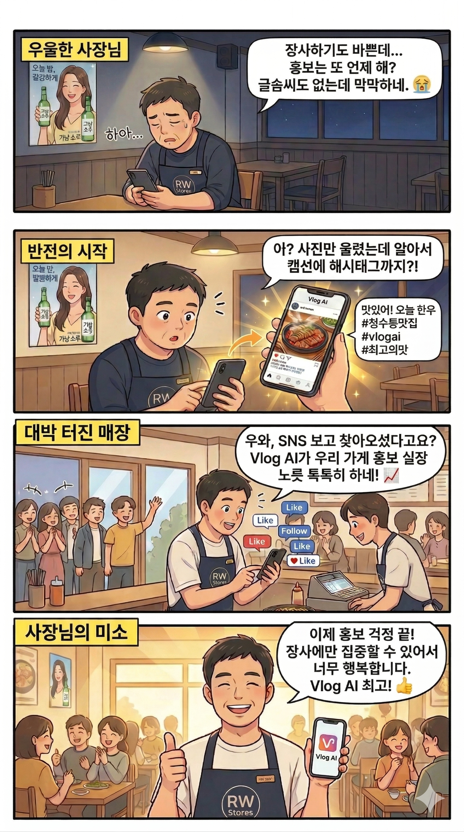 브이로그 AI 브랜드 웹툰
